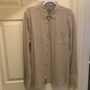 Flag & Anthem MadeFlex Beige Button Up Shirt